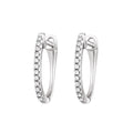 10Kt White Gold Diamond 1/10Ctw Earring