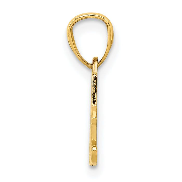 14k #1 AUNT Pendant