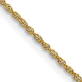 14k 1.1mm Baby Rope Chain