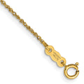 14K 1.1mm Ropa Chain