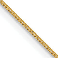 14k .5mm Box with Lobster Clasp Chain