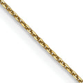 14k .65mm D/C Round Open Link Cable Chain