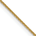 14k .85mm D/C Spiga with Spring Ring Clasp Chain