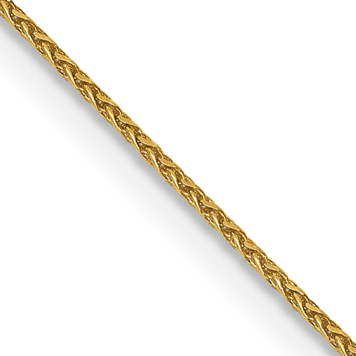 14k .85mm D/C Spiga with Spring Ring Clasp Chain