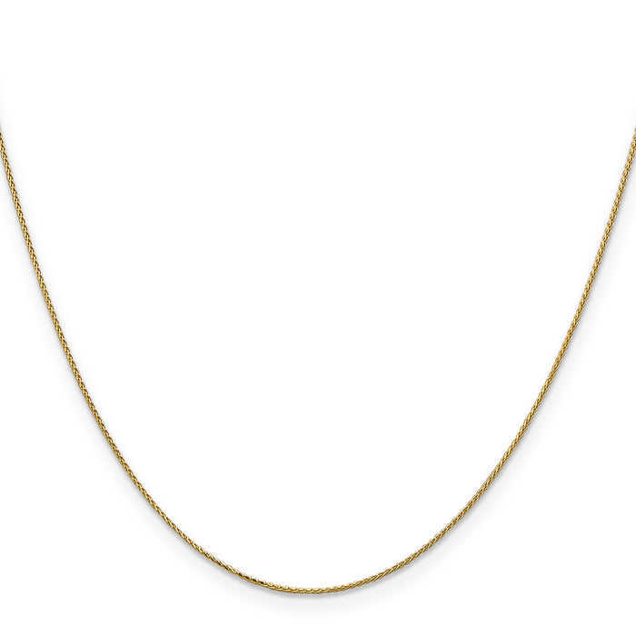 14k .85mm D/C Spiga with Spring Ring Clasp Chain
