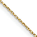 14k .8mm D/C Cable with Lobster Clasp Chain