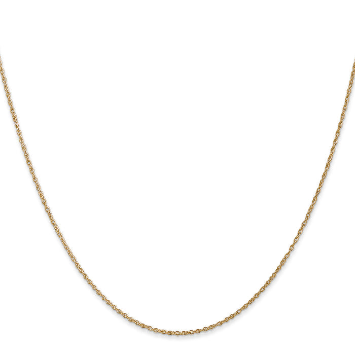 14k .8mm Light-Baby Rope Chain