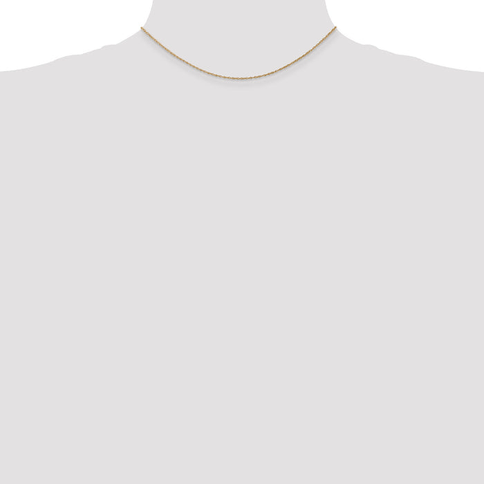 14k .8mm Light-Baby Rope Chain
