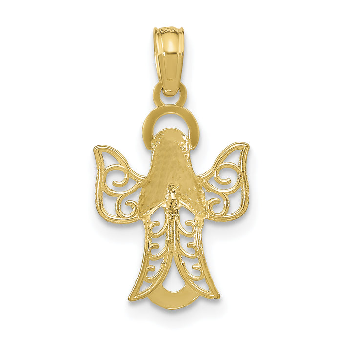 14k Angel Pendant
