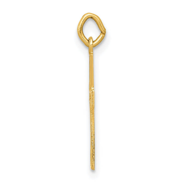 14k Cross Charm