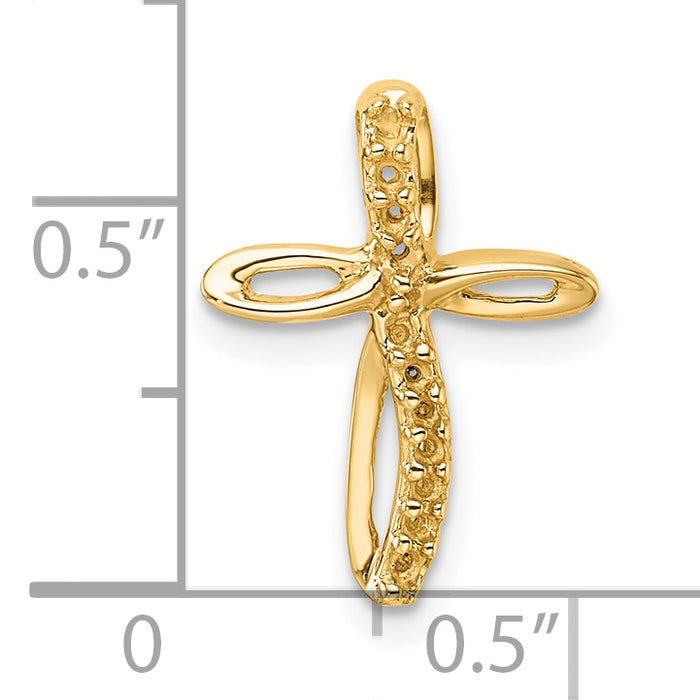 14k Cross Mounting
