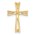 14k Cross Pendant Mounting