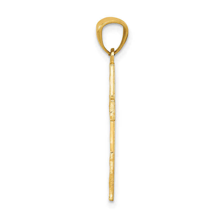14k Cross Pendant