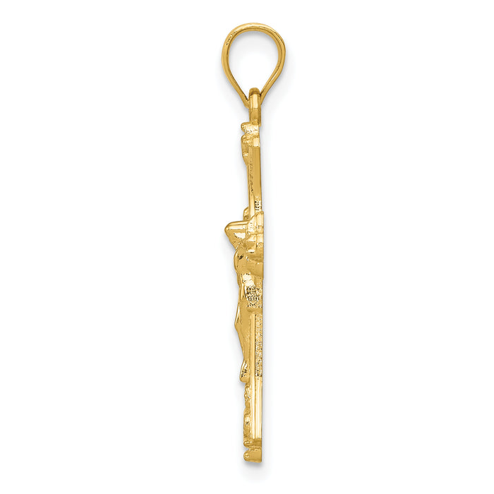 14k Crucifix Pendant