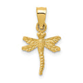 14K Dragonfly Pendant