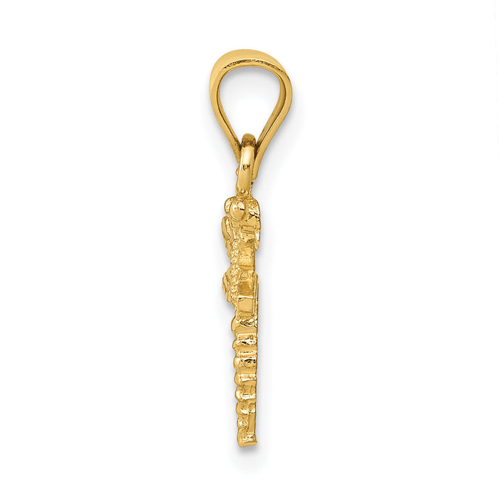14K Dragonfly Pendant