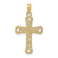 14k Fancy Cross Pendant