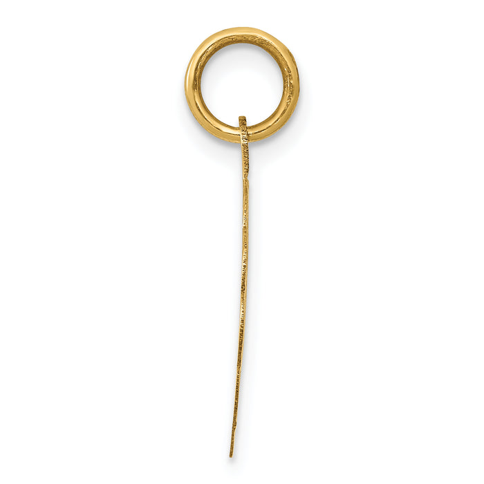 14k Holy Communion Disc Charm