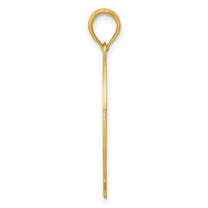 14k Ichthus Fish Pendant