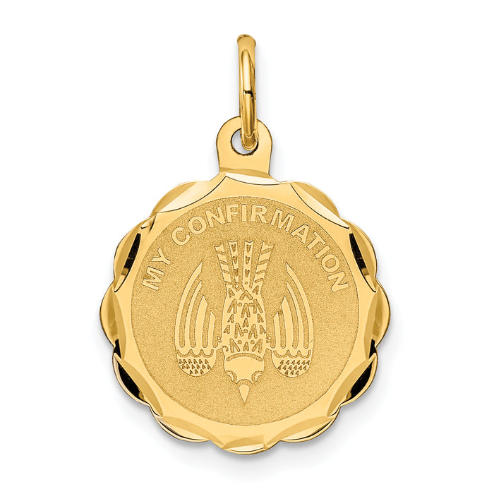 14k My Confirmation Charm