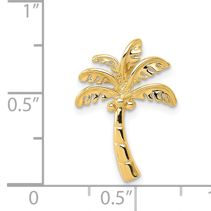 14k Palm Tree Slide