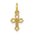 14k Passion Cross Charm