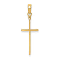 14k Polished Cross Pendant