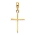 14k Polished Cross Pendant