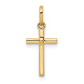 14k Polished Cross Pendant