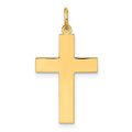 14k Polished Cross Pendant