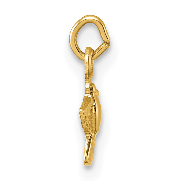 14k Polished Dove Pendant