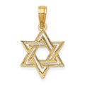 14K Polished Star Of David Charm