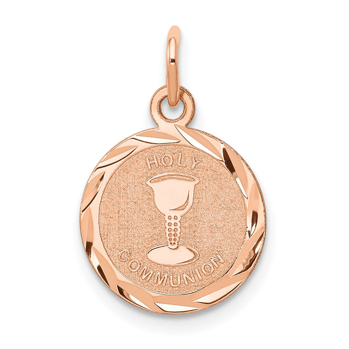 14k Rose-Gold Holy Communion Charm