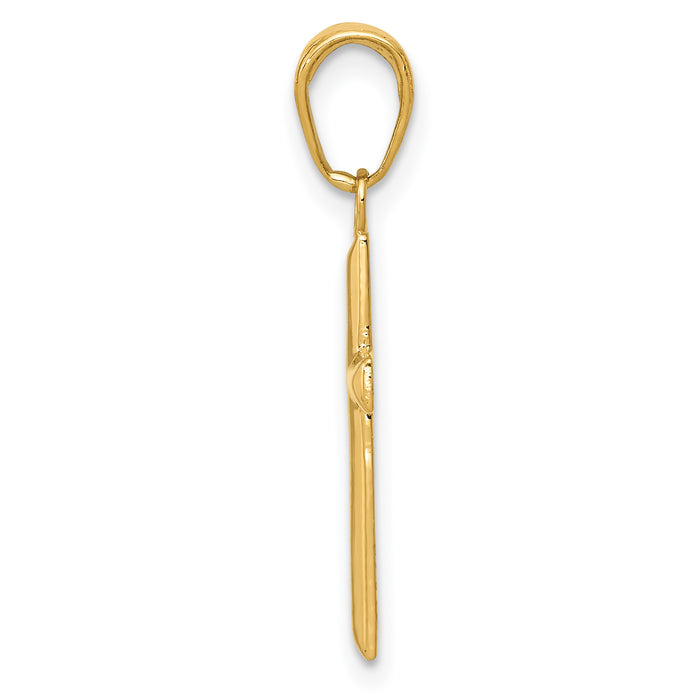 14k Small Cross Pendant