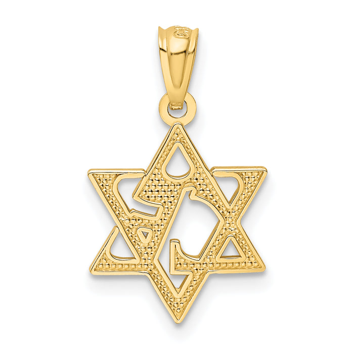 14k Star of David Pendant