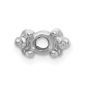 14k White Gold Head, up to 3.25mm Dia., X855 Add-a-Diamond Bracelet