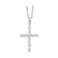 14Kt White Gold Diamond 1/10Ctw Pendant