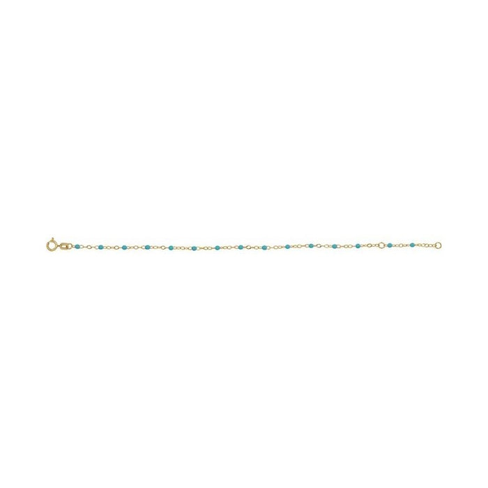 2 mm Enamel Bead Adjustable Chain