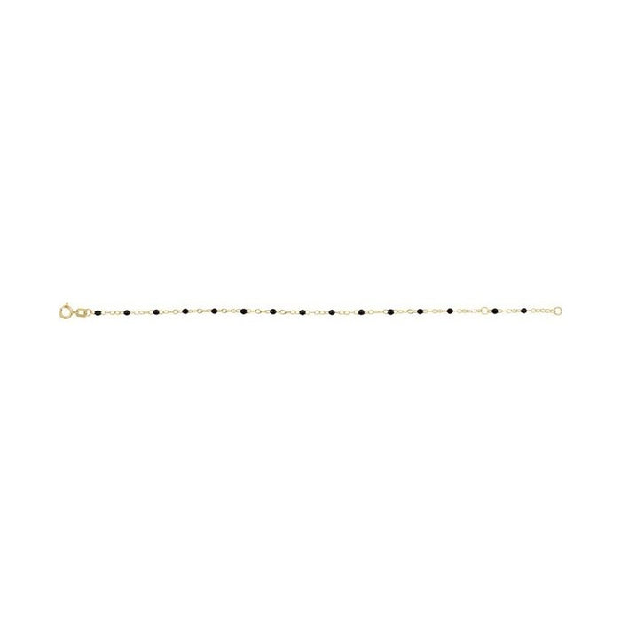 2 mm Enamel Bead Adjustable Chain