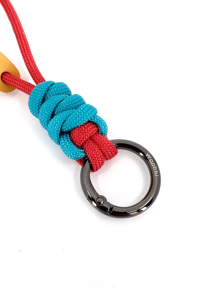 Colorblock Paracord Key Loop - Woobbi