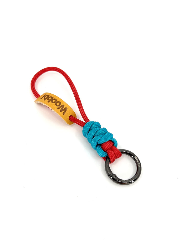 Colorblock Paracord Key Loop - Woobbi