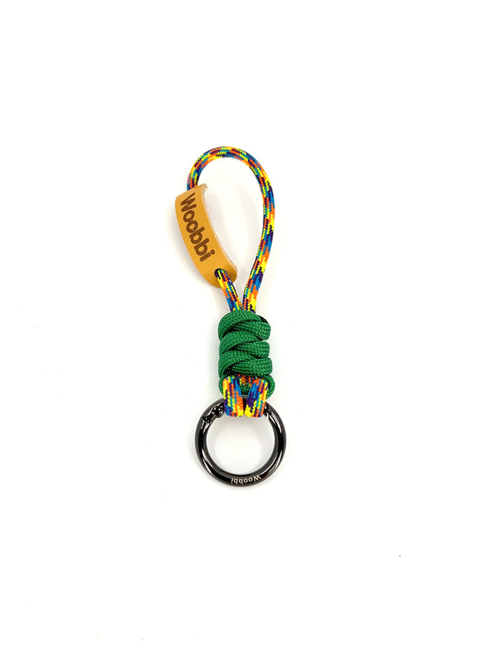Colorblock Paracord Key Loop - Woobbi