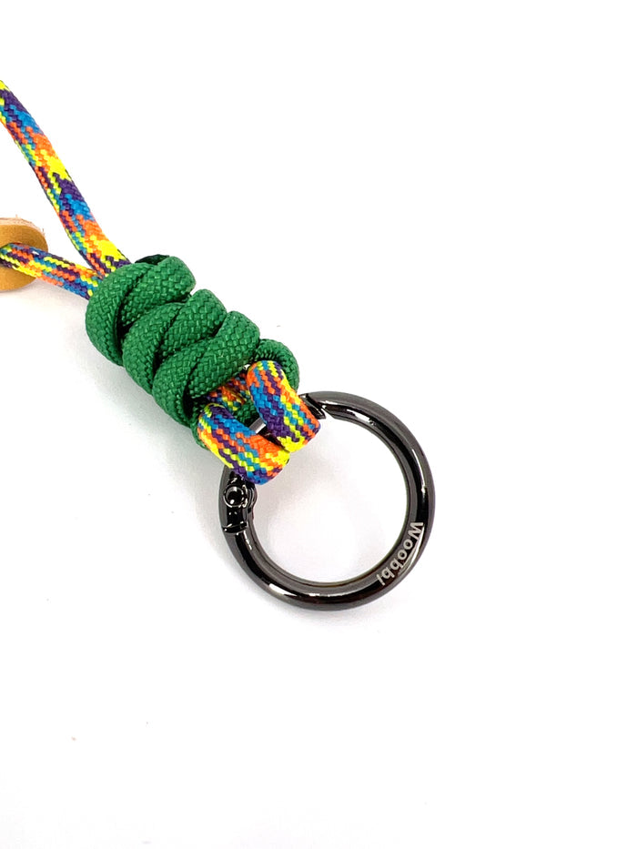 Colorblock Paracord Key Loop - Woobbi