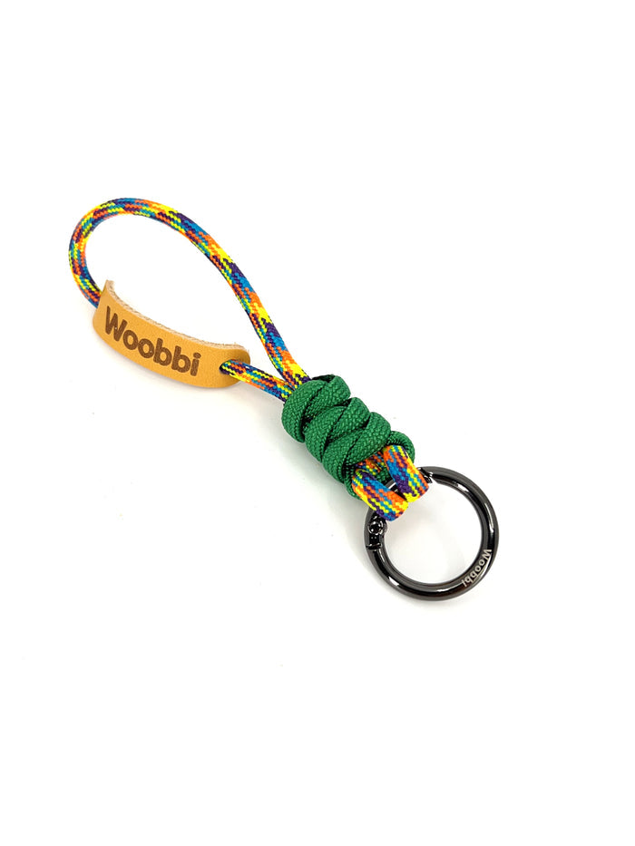 Colorblock Paracord Key Loop - Woobbi