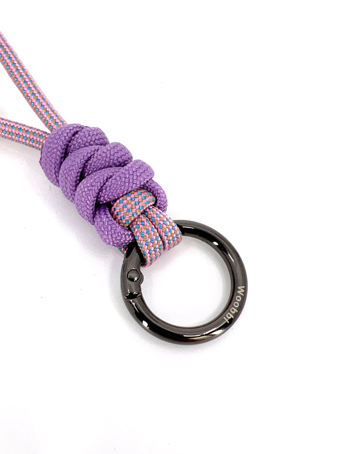 Colorblock Paracord Key Loop - Woobbi