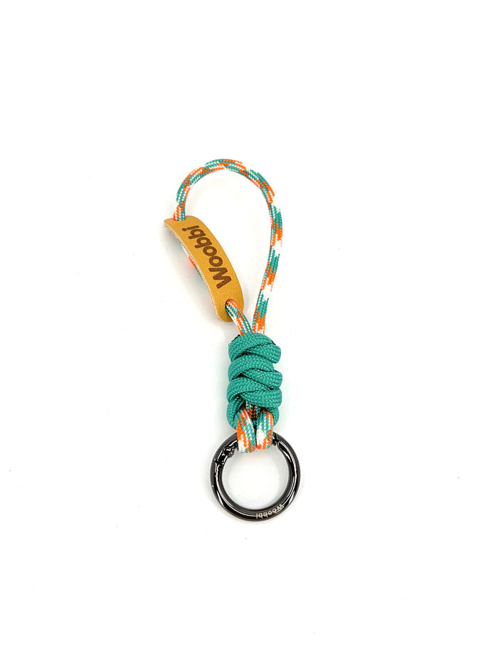 Colorblock Paracord Key Loop - Woobbi
