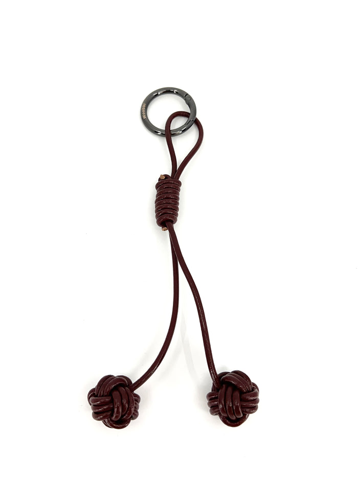 Long Braided Knot Loop in Cowhide - Woobbi