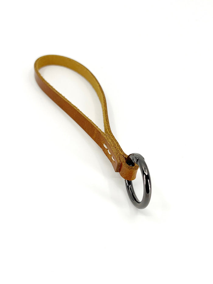 Gloss Finish Loop Key Holder in Cowhide - Woobbi