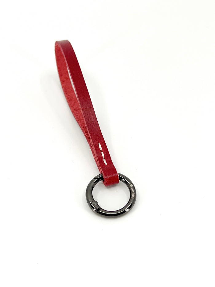Gloss Finish Loop Key Holder in Cowhide - Woobbi
