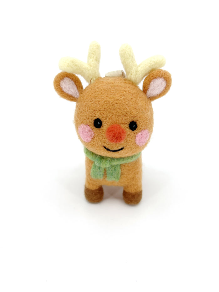 Reindeer Christmas Ornament Charm
